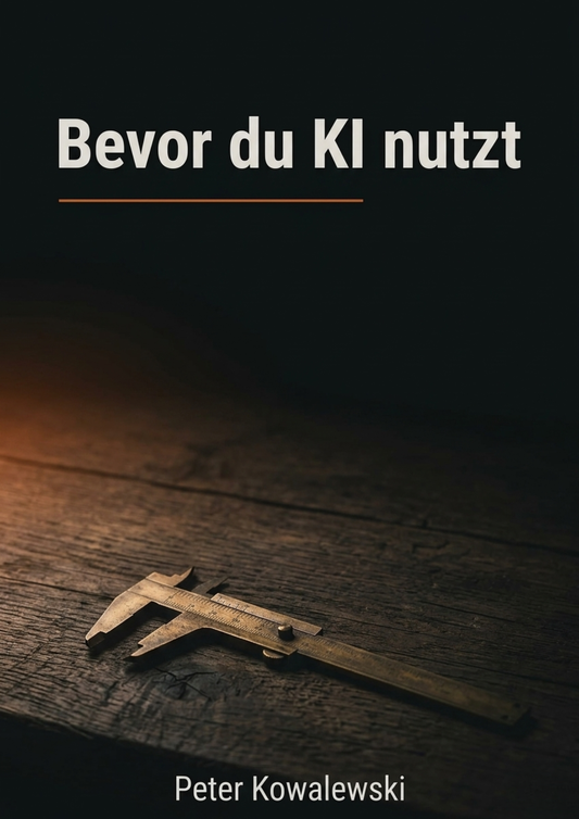 Bevor du KI nutzt