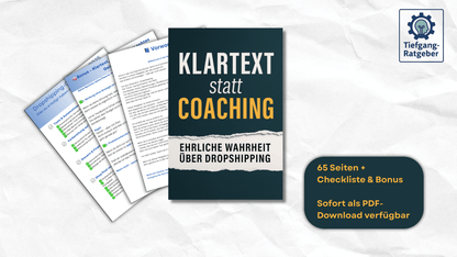 Dropshipping Ratgeber - Ehrliche Wahrheit über Dropshipping - Tiefgang - Ratgeber.de