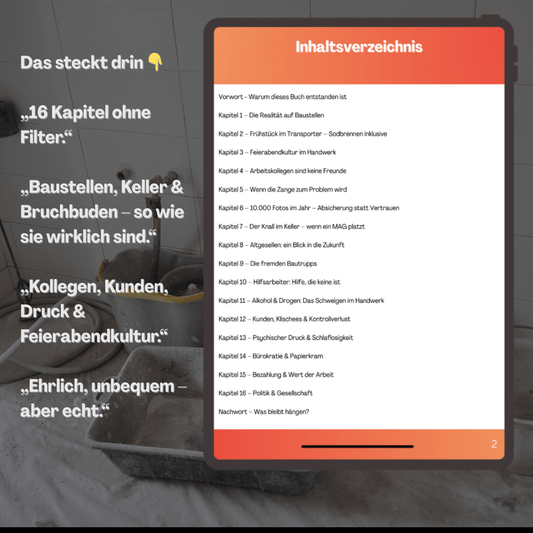 Warum keiner mehr ins Handwerk will – Ein Erfahrungsbuch aus der Realität - Tiefgang - Ratgeber.de